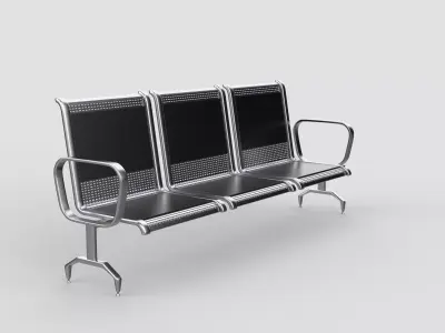 Waiting Room Chairs 06  3D model