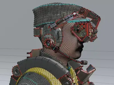 game pesonaj 3D model