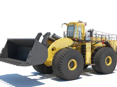Wheel Loader- 3D Model  3D model