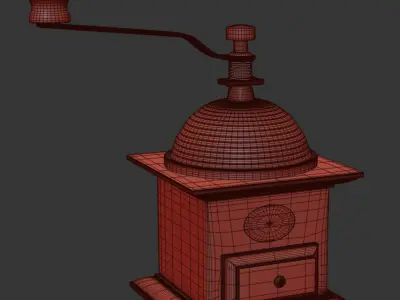 hand mill 3D model