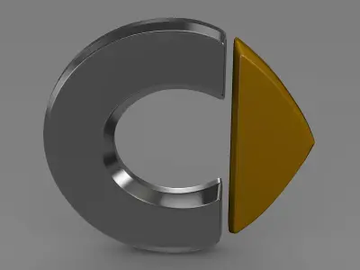 smart logo 3D model by Sergey