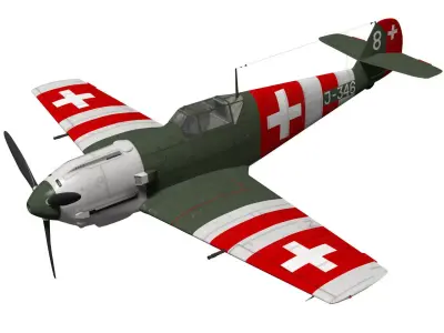 Messerschmitt Bf 109 E3 3D model