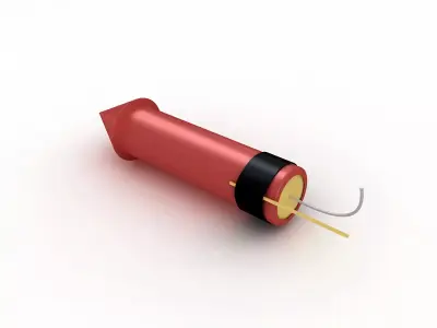 Rocket Firework 3D model purchase