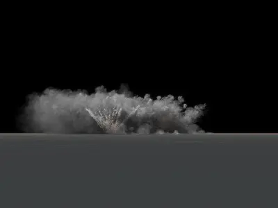 3D Fighter Jet Strafing Run Animation 3D model