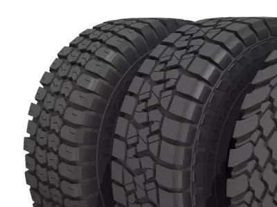 Generic off-road Tire pack  3D model