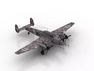 Messerschmitt bf 110 3D model purchase