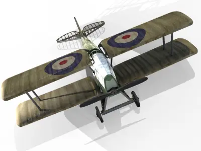 Old airplane 3D model
