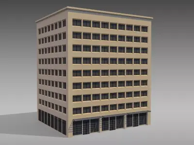 Commercial Building 003 3D model