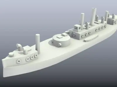 Brazilian Monitor Bahia 3D print model