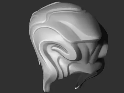 Fantasy Medieval Helmets 3D model