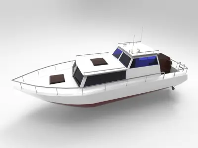 Pilot boat 3D model