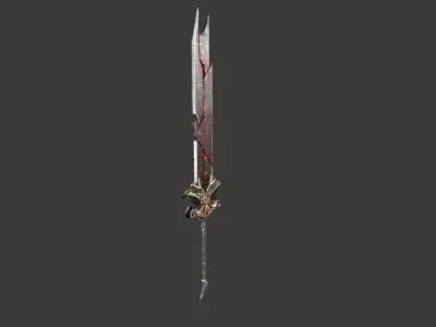 Great Sword 03 Low-poly 3D model