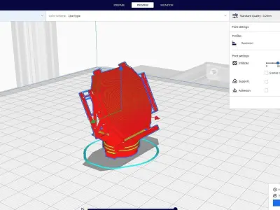 Aesa Radar Ship 3D print model