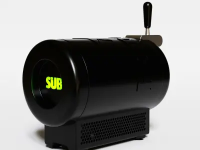 The Sub Draught Beer Machine 3D model