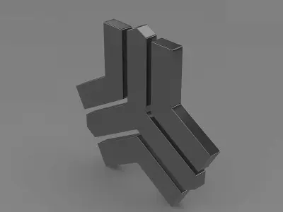 Saipa Logo 3D model