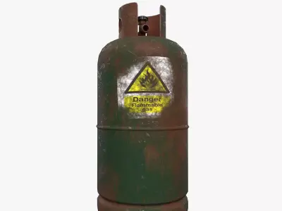 Cylinder Low-poly 3D model