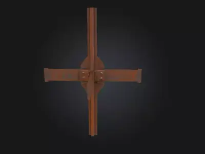 Czech Hedgehog AntiTank Obstacle 3D model