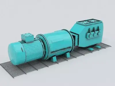 Industrial Equipment Low-poly 3D model purchase