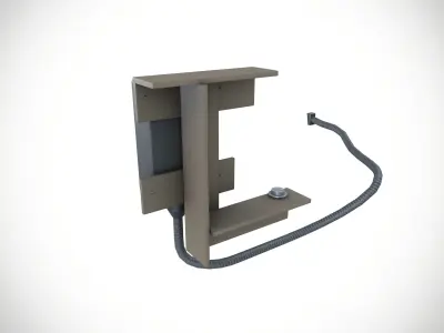 Push Button Switch Low-poly 3D model