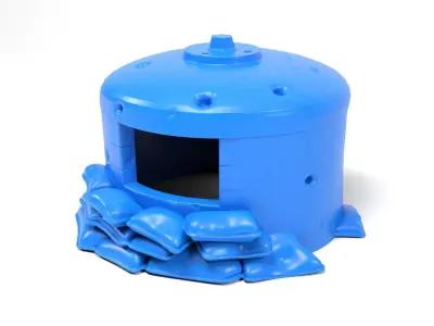 Bunker 3D print model