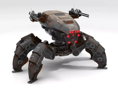 Spider Tank 3D model