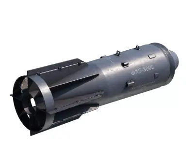 Russian Aerospace Forces FAB-3000 Aerial bomb 3D model