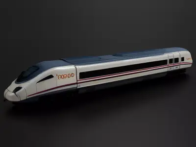 Siberian Train Long Distance Train 3D print model
