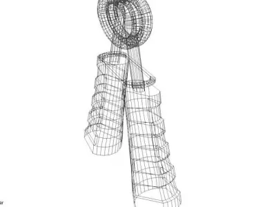 Exercise Equipment Handgrip 3D model