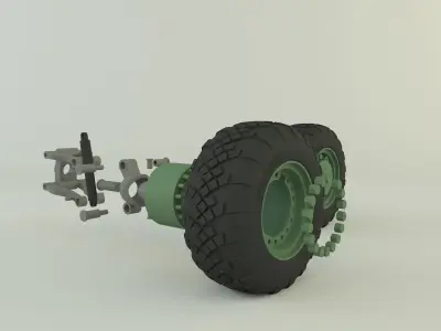 Russian Defense wheel 3D model