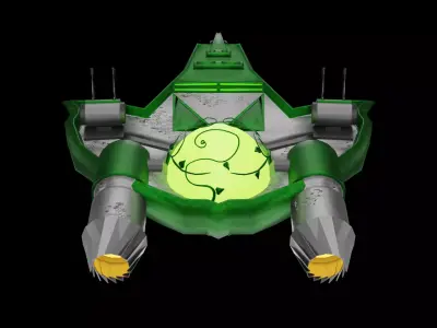 Arborec Destroyer 3D model