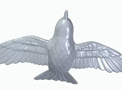 HANGING BIRD 3D MODEL FOR DECORTION OR OTHER PURPOSES 3D model