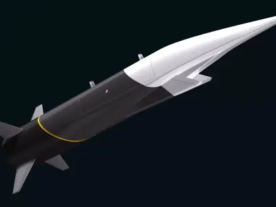 HyFly-2 Hypersonic Cruise Missile Concept 3D model