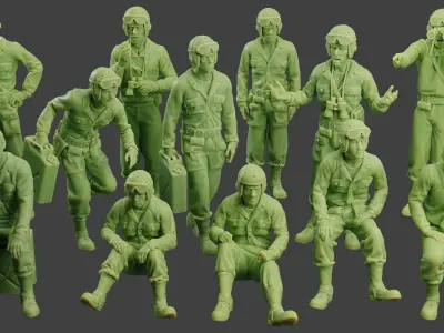 American Tank Crew ww2 ATC1 Pack1