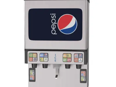 CF Pepsi Beverage Dispenser Machine 3D model