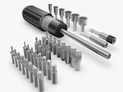 Bit screwdriver 3D model