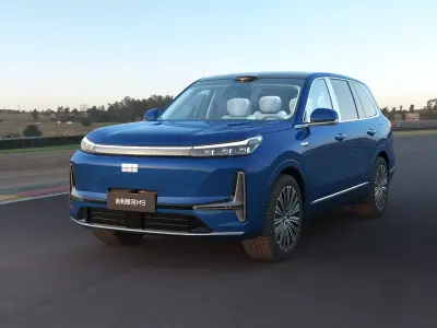 2025 Geely Galaxy M9 with Lowpoly interior Low-poly 3D model