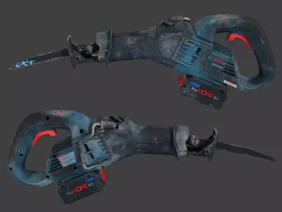 BOSCH GSA 18-V RAW Scan 3D model