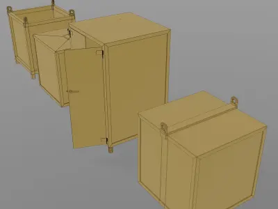 Some Manufacturing Stuff - 3D Model - no texture Low-poly 3D model