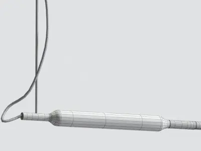 Slim Suspension lamp by Vertigo Bird 3D model