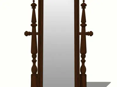 CHEVAL STAND MIRROR 3D model