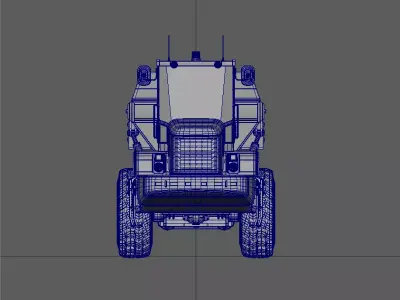 Dump Truck Low-poly 3D model buy