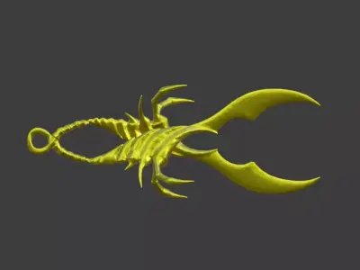 Scorpion kunai from Mortal Kombat 11 - Blazing Retribution 3D print model