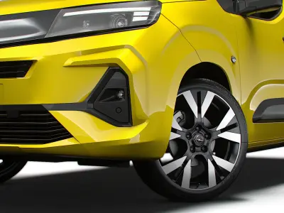 Opel Combo e Van LWB 2024 3D model