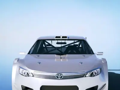 Toyota Camry Touring Race 2018 Low-poly 3D model