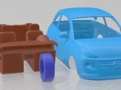 Opel Adam 2013 Printable Car 3D print model