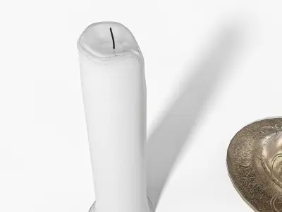 Candle Pack PBR Low-poly 3D model