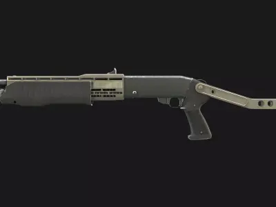 Franchi SPAS-12 3D model get