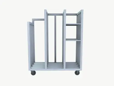 Storage Rack Trolley 3D model