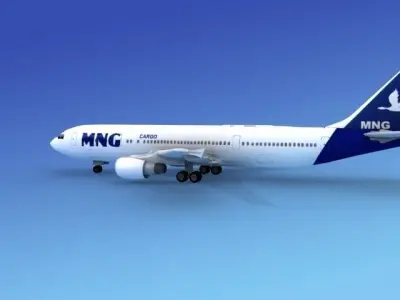 Airbus A300 MNG Cargo 1 3D model