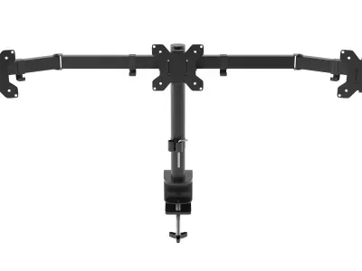 Triple Monitor Arm 3D model
